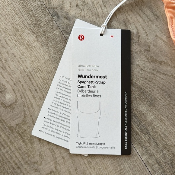 Lululemon spaghetti cami tank medium super soft! - Picture 4 of 4